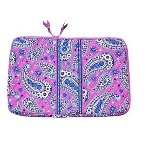 Vera Bradley Purple & Blue Paisley & Floral Laptop Case